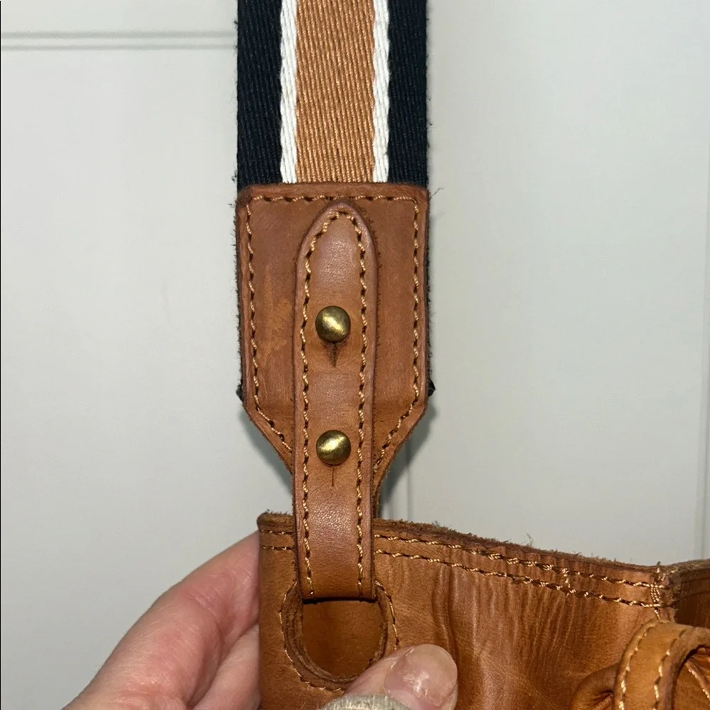 100% real Leather Crossbody Bag - Picture 10 of 15